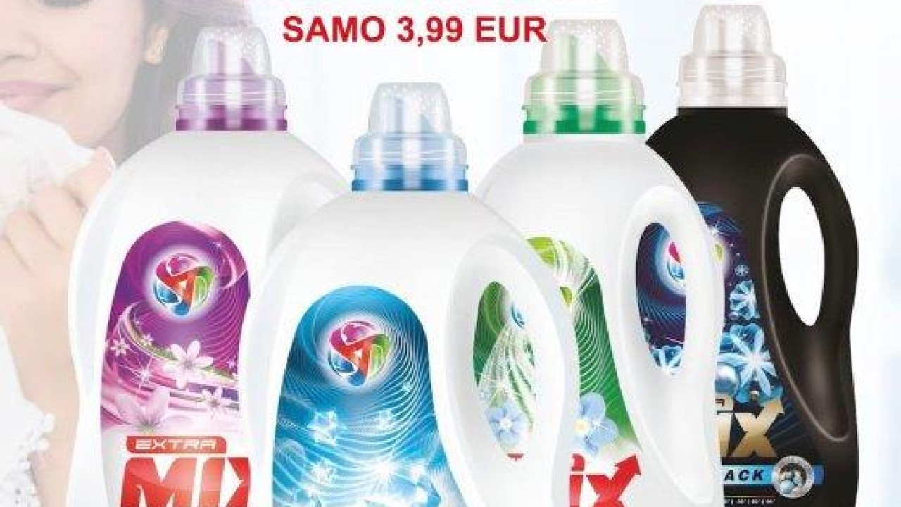AKCIJA Tekući deterđent za pranje rublja EXTRA MIX i VERNON d.o.o. U KAUFLANDU! Od 15.10. do 21.10.2025.