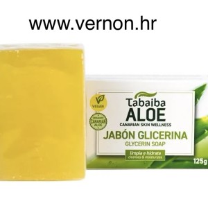 TABAIBALOE GLYCERIN SOAP WITH ALOE VERA GLICERINSKI SAPUN S ALOE VEROM 125 g