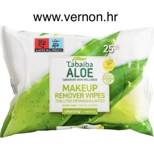 TABAIBALOE MAKEUP REMOVER VIPES VLAŽNE MARAMICE ZA SKIDANJE ŠMINKE S ALOE VEROM -25 MARAMICA