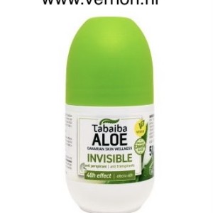 TABAIBALOE INVISIBLE ALOE VERA ROLL-ON DEODORANT NEVIDLJIVI DEZODORANS S ALOE VEROM U ROLL-ON  PAKIRANJU SA 48 SATI ZAŠTITE– 50 ml