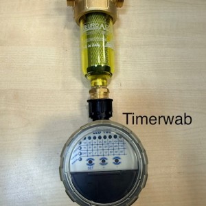 EUROACQUE TIMERWAB BATERIJSKI 9V AUTOMATSKI ISPUSNI VENTIL S TAJMEROM ZA FILTERE ZA VODU