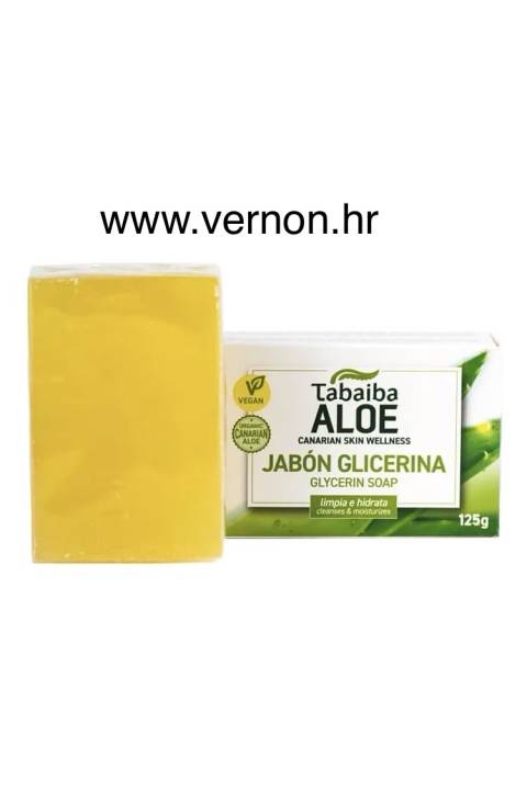 TABAIBALOE GLYCERIN SOAP WITH ALOE VERA GLICERINSKI SAPUN S ALOE VEROM 125 g