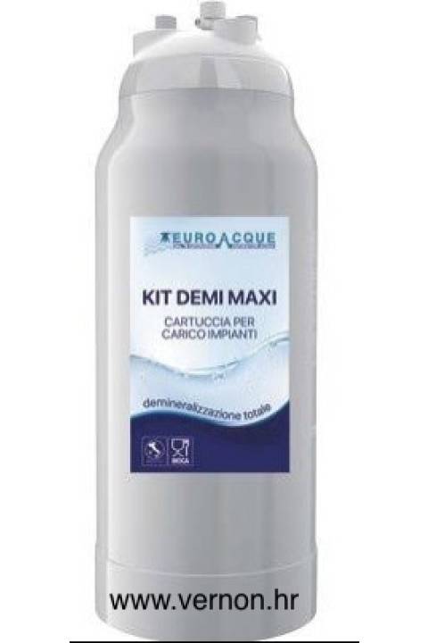 SUPER AKCIJA 20 % POPUSTA EUROACQUE KITDEMAX MAXI DEMI PATRONA ZA DEMINERALIZACIJU VODE ZA PUNJENJE SISTEMA GRIJANJA I SLIČNO BEZ ODVODA I STRUJE