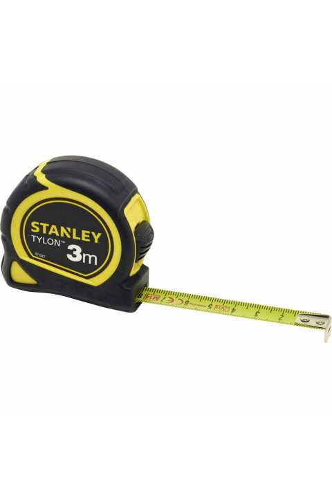 STANLEY TYLON GUMENI RUČNI METAR, 13 mm, tri 3 metra, NA DISPLAYU 12 kom 1-30-687
