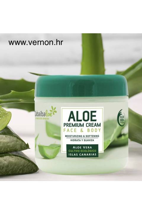 TABAIBALOE PREMIUM ALOE VERA FACE & BODY CREAM PREMIUM KREMA ZA LICE I  TIJELO S ALOE VEROM  300 ml
