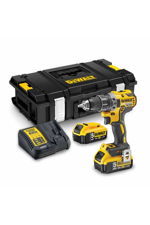 DEWALT aku udarni odvijač bušilica DCD791P2 BL 2x Aku 18V 5,0 Ah kofer