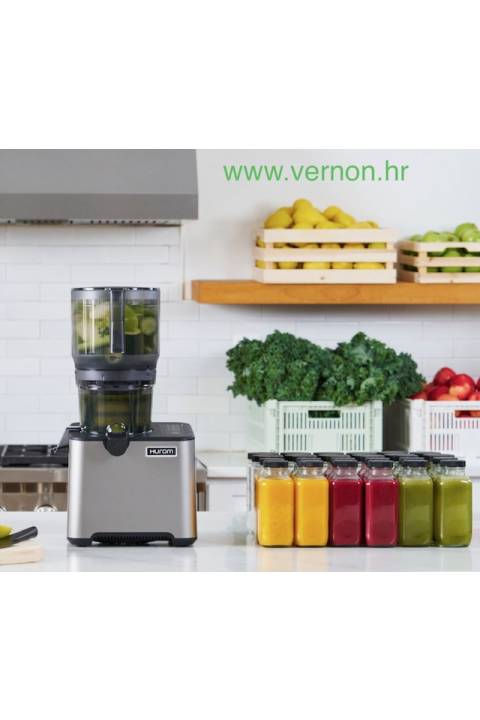 AKCIJA SET - NOVO HUROM PROFESIONALNI SOKOVNIK CP50 HLADNA PREŠA VELIKI OTVOR SA SJECKALICOM VOĆA I POVRĆA 3 L,SITO ZA BISTRI SOK I SMOOTHIE