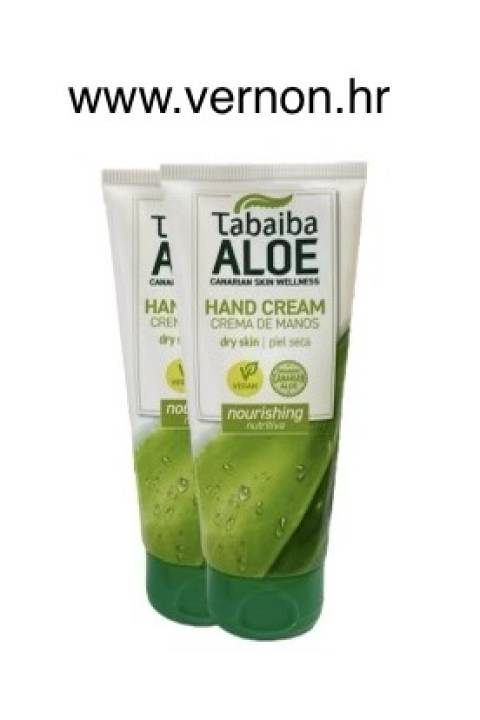 TABAIBALOE HAND CREAM FOR DRY SKIN WITH ALOE VERA KREMA ZA RUKE ZA SUHU KOŽU S ALOE VEROM – 2 x 100 ml